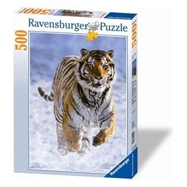 Ravensburger Puzzle 500 Pezzi Tigre sulla Neve