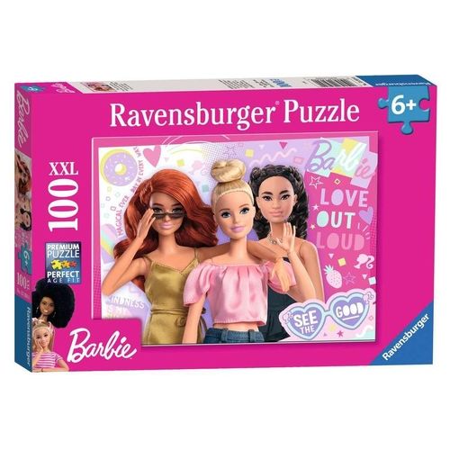Ravensburger Puzzle Barbie 100 Pezzi XXL