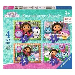 Puzzle Collezione 4 in a Box Gabby's Dollhouse
