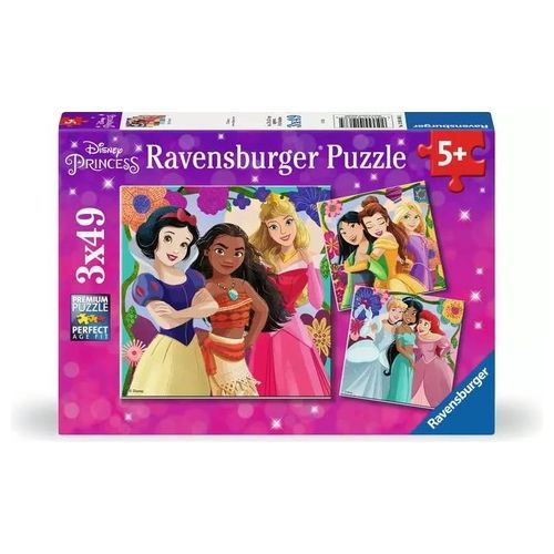 Ravensburger Puzzle Disney Princess Assortito 3x49 Pezzi