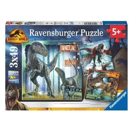 Ravensburger Puzzle Jurassic World 3x49 Pezzi
