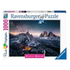 Ravensburger Puzzle Le Tre Cime di Lavaredo Collezione Beautiful Mountains 1000 Pezzi ASSORTITO