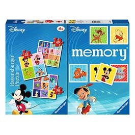 Ravensburger Puzzle Multipack con Memory Disney