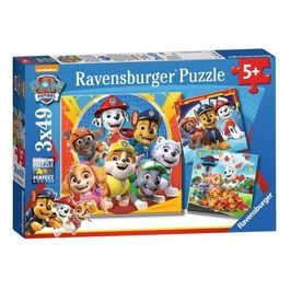 Puzzle Paw Patrol 3x49 Pezzi