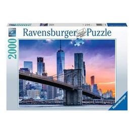 Ravensburger Puzzle Skyline New York da Brooklyn a Manhattan 2000 Pezzi
