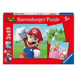Ravensburger Puzzle Super Mario 3x49 Pezzi