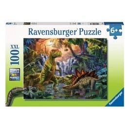 Ravensburger Puzzle XXL da 100 Pezzi L'oasi dei Dinosauri