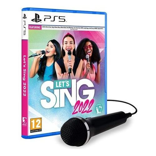 Ravenscourt Let's Sing 2022 con 1 Microfono per PlayStation 5