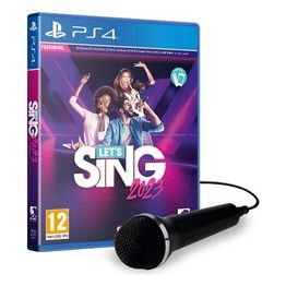 Ravenscourt Videogioco Lets Sing 2023 con Microfono per PlayStation 4