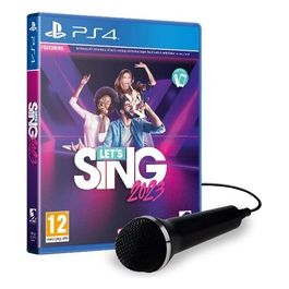Videogioco Lets Sing 2023 con Microfono per PlayStation 4