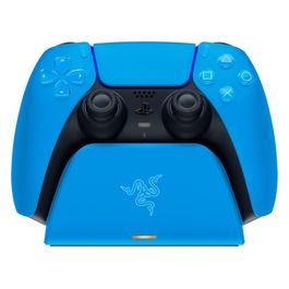 Base di Ricarica Rapida Universale per PS5 - Caricabatterie Rapido per controller PS5 (Ricarica Rapida Compatibilità Universale Sistema a Contatto Magnetica) Blu