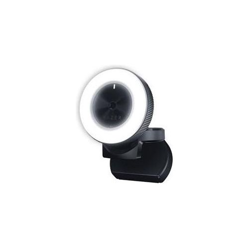 Razer Kiyo Telecamera da Scrivania con Illuminazione per Streamer Usb HD Webcam con Luce ad Anello Multi-Livello
