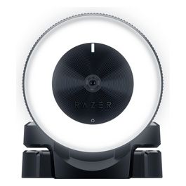Razer Kiyo Telecamera da Scrivania con Illuminazione per Streamer Usb HD Webcam con Luce ad Anello Multi-Livello