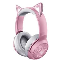 Razer Kraken Bluetooth Kitty Cuffie da Gaming con Orecchie da Gatto Rosa