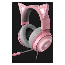 Razer Kraken Kitty Cuffie da Gioco USB con Illuminazione Cromata Rosa