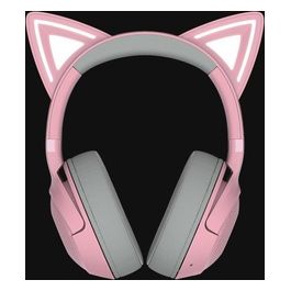 Razer Kraken Kitty V2 BT Cuffie RGB Wireless Bluetooth con Orecchie da Gatto Rosa