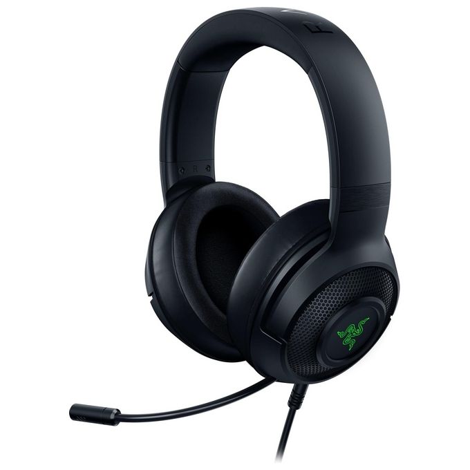 Razer Kraken V3 x Ultralight RGB USB Gaming Driver TriForce Microfono Cardioide Piegabile Razer Chroma RGB 7.1 Surround Sound