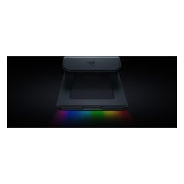 Laptop Stand Chroma V2 - Supporto ergonomico per laptop con 3x hub USB (2x USB-A 1x USB-C 1x HDMI angolo di inclinazione di 18 gradi alluminio e design ergonomico) Nero