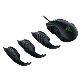 Razer Naga Trinity Mouse da Gaming MOBA/MMO con 3 Pannelli Laterali Intercambiabili, Sensore Ottico 5G da 16 000 DPI, RGB Chroma, fino a 19 Pulsanti Programmabili