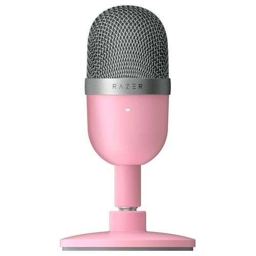 Razer Seiren Mini Quartz USB Microfono a Condensatore da Streaming Ultra-Compatto Rosa