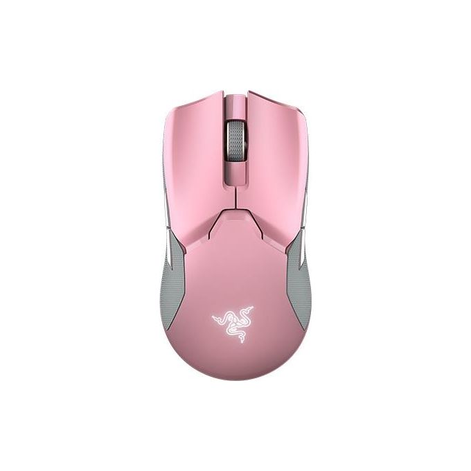 Razer Viper Ultimate Mouse da Gioco Wireless Ambidestro 16.000 DPI Illuminazione Cromatica RGB Quartz/Rosa