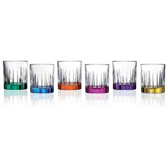 Rcr 258780 Set 6 Bicchieri Liquore Timeless in Cristallo