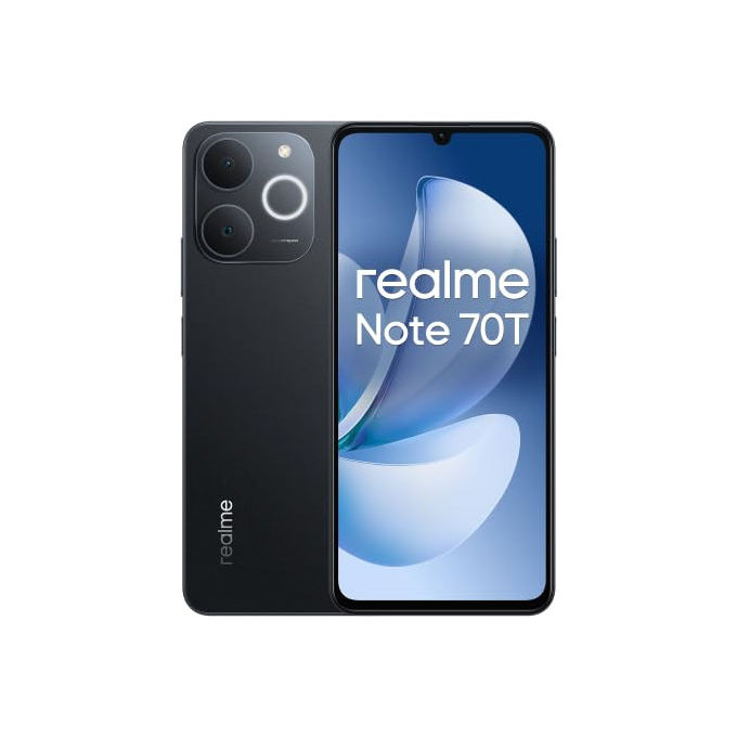 Realme Note 70T Smartphone 4GB 256GB Doppia SIM Nero
