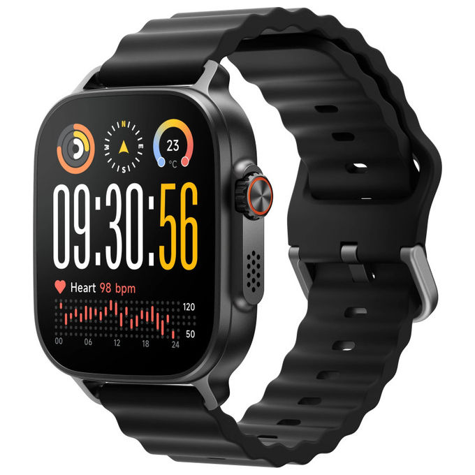 Realme watch 5 smartwatch 1.97 amoled 108 modalita` sportive chiama da smartwatch nfc, bluetooth, wi-fi italia titanium black