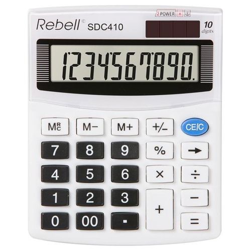 Rebell Sdc410 Calcolatrice da Scrivania