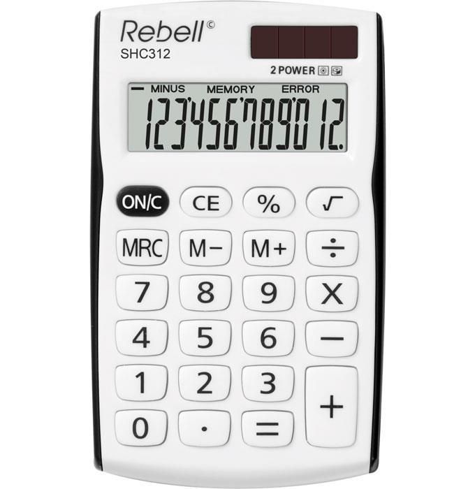 Rebell SHC322&nbsp;Calcolatrice Tascabile&nbsp;Nero