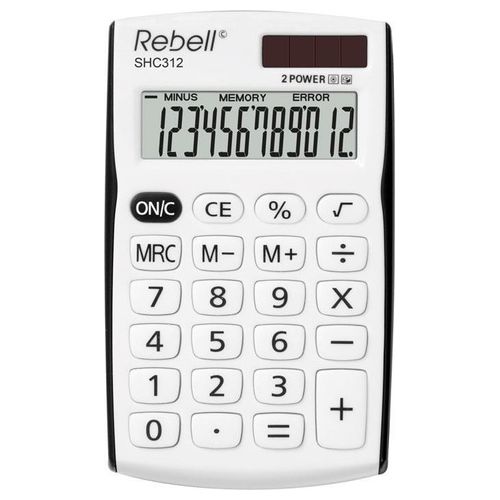 Rebell SHC322 Calcolatrice Tascabile Nero