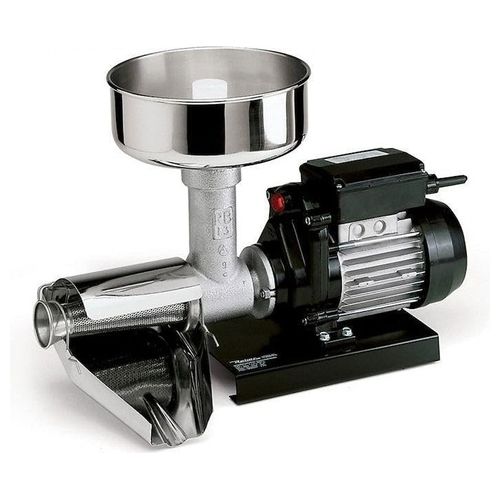 9008N Spremipomodoro Elettrico 400W Produzione 140 Kg/h Acciaio Inox AISI 304 Made in Italy colore Nero