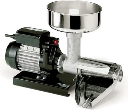 Reber 9008N N.3 Spremipomodoro Passapomodoro Elettrico Potenza 400 W Produzione 70-140 Kg/h Inox/Nero