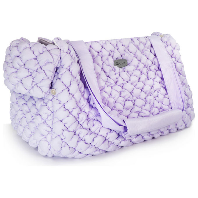Record Borsa trasportino per cani Cloud M - (37 x 19 x 26 cm-Fino a 5 kg) Lilla