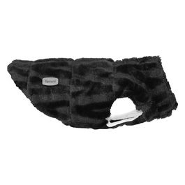 Cappottino per cani Black Miky 3XS - Lunghezza dorso 20 cm Nero