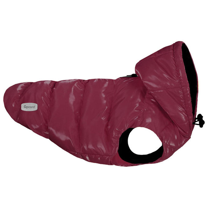 Record Cappottino impermeabile per cani Subzero S - Lunghezza dorso 35 cm Rosso