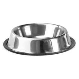 Ciotola in acciaio inox con base gommata antiscivolo  26 cm - Capacita' 900 ml Grigio