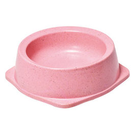 Ciotola in bamboo con gommini antiscivolo  17,5 cm - Capacita' 400 ml Rosa