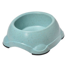 Ciotola in bamboo con gommini antiscivolo  16 cm - Capacita' 550 ml Azzurro