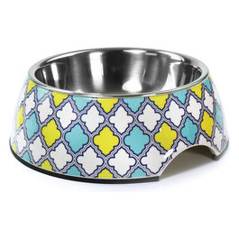 Ciotola per cani in acciaio Maiolica  17,5 cm - Capacita' 350 ml Fant