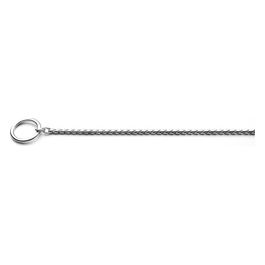 Collare per cani con catena a serpentina fine a strozzo L - 0,4 cm|Lunghezza 45 cm 