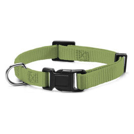 Collare per cani in Nylon con clip di chiusura in plastica L - 2,5 cm|Circonferenza 48-63 cm Verde