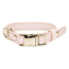 Collare per cani in similpelle con fibbia in metallo XS - 1,5 cm|Circonferenza 28-38 cm Rosa