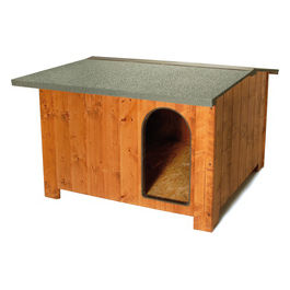 Cuccia in legno Chalet per cani S - (100 x 75 x 72 cm) Marrone