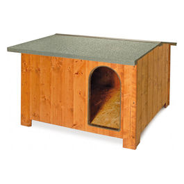 Cuccia in legno Chalet per cani L - (120 x 95 x 92 cm) Marrone