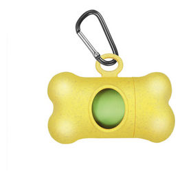 Dispenser sacchetti igienici Bamboo  Giallo