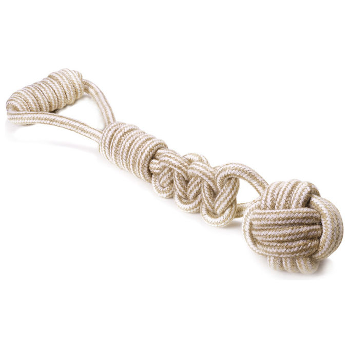 Record Gioco per cani in cotone linea Natural Cotton 38 cm Marrone