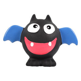 Gioco per cani in lattice con squeaker Horror 10-25 cm Nero