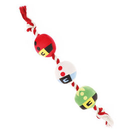 Gioco natalizio per cani peluche Trecce Natalizie 55 cm 