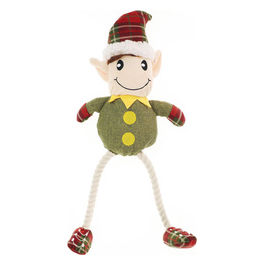 Gioco natalizio per cani peluche Natalelf 43 cm 